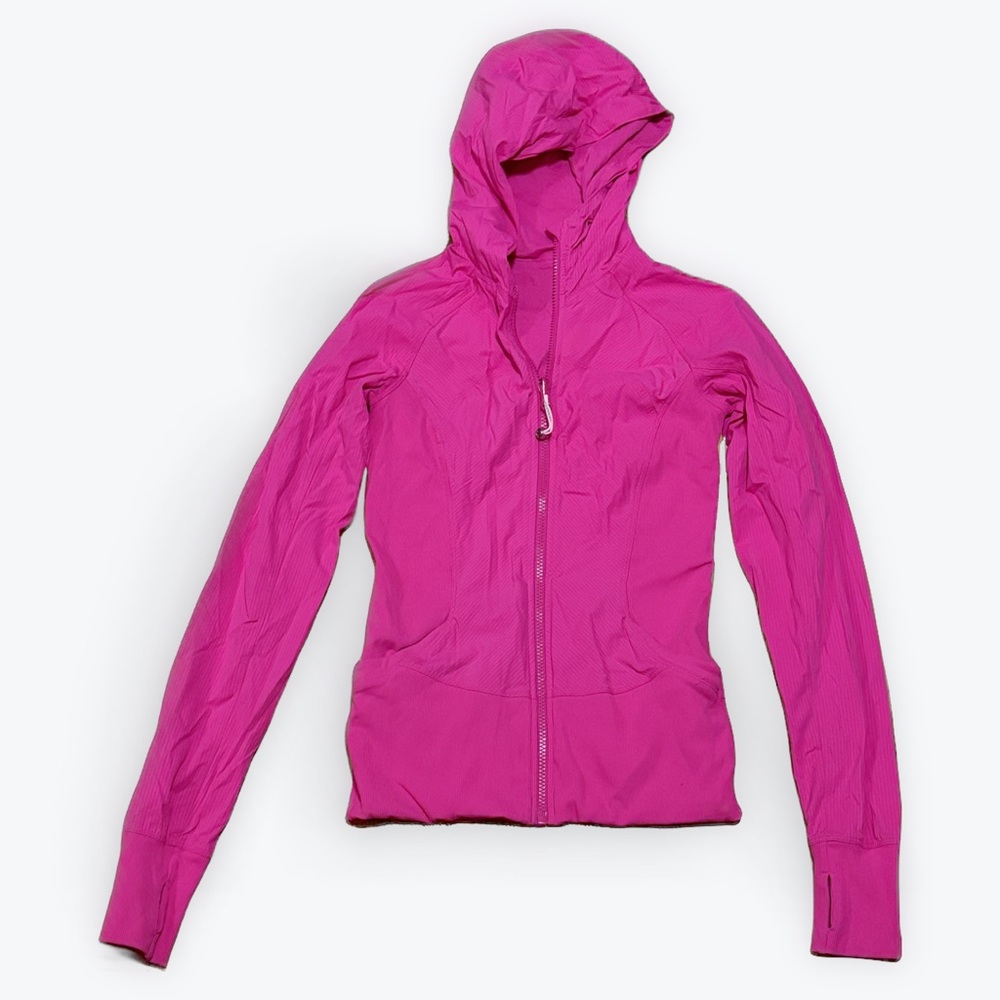 Lululemon Athletica Vibrant Pink Hooded Jacket